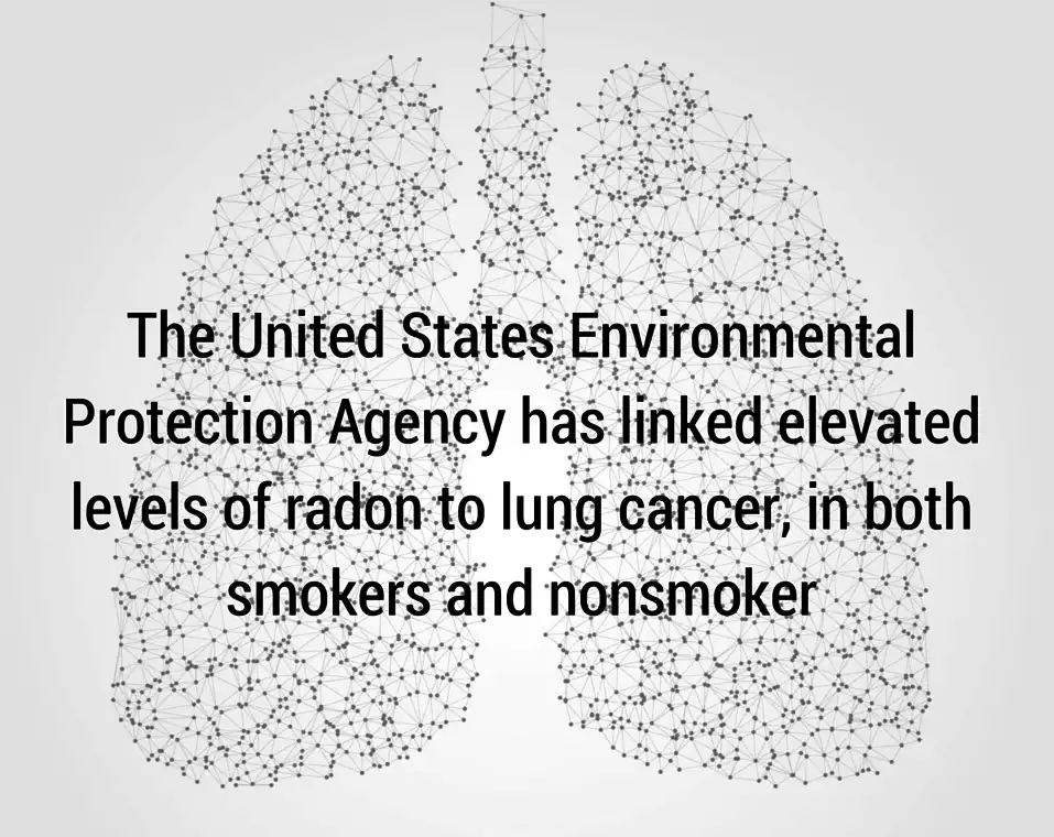 lung cancer radon